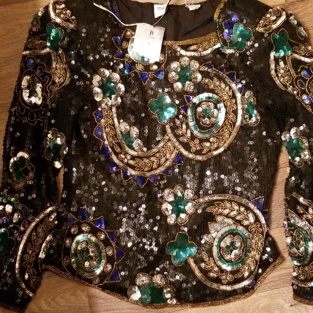 Multi Color Sequins Top - image 3